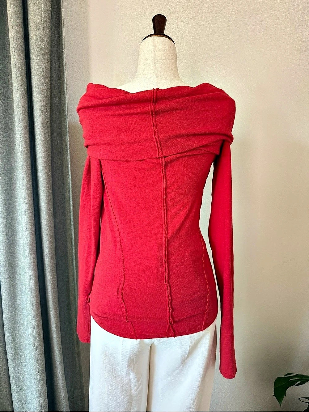 Free People - We The Free Iris Layering Top Off-Shoulder Long Sleeve Top - Picture 4 of 6